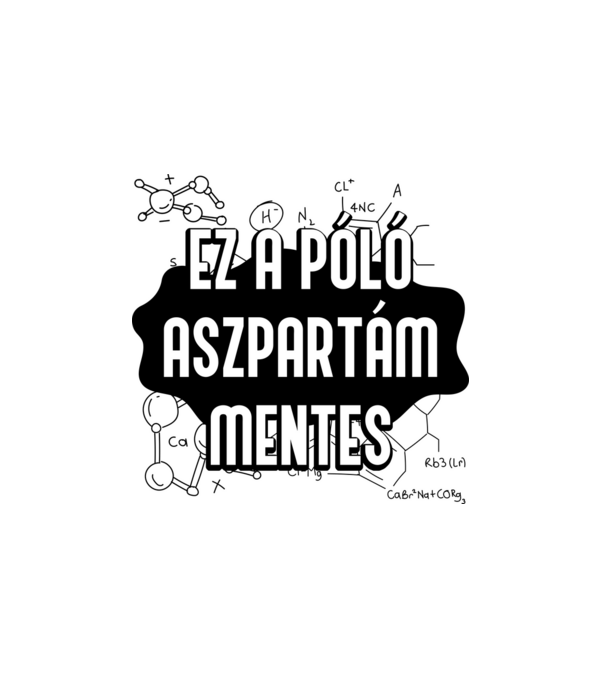  minta fehér pólón