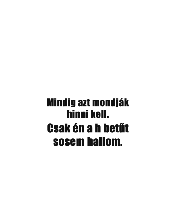  minta fehér pólón
