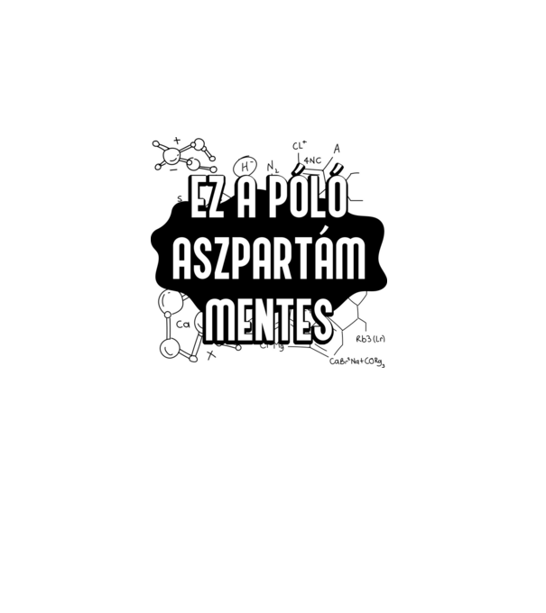  minta fehér pólón