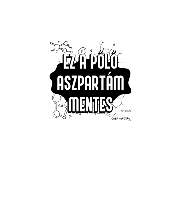  minta fehér pólón
