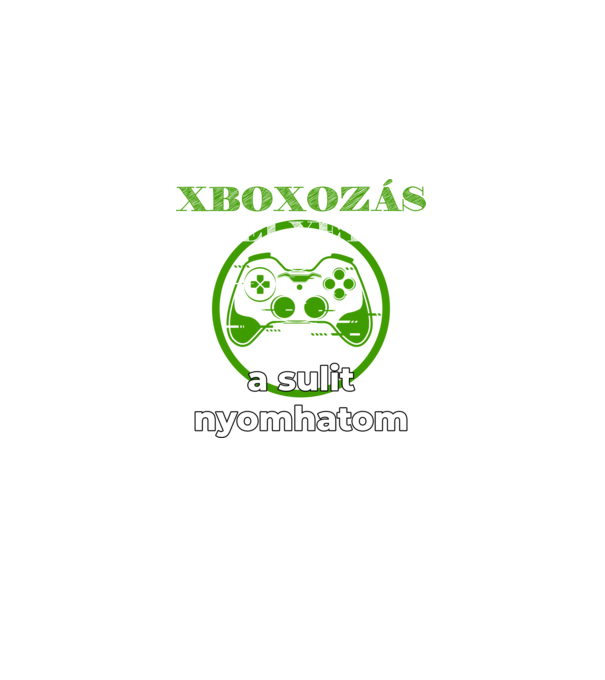  minta fekete pólón