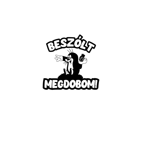  minta fehér pólón