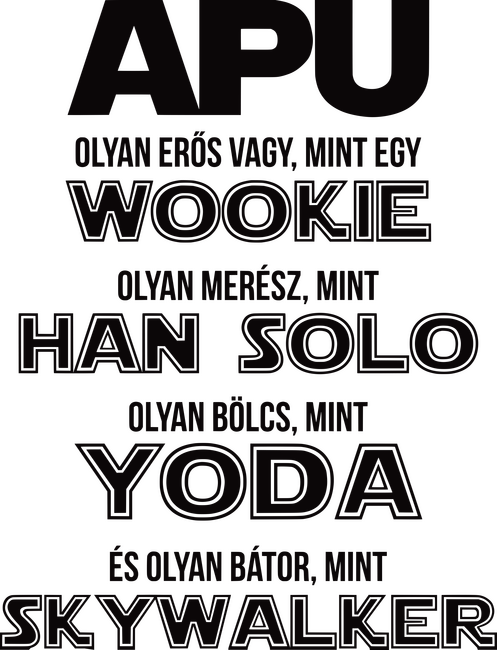 Szuperhős apu Star Wars