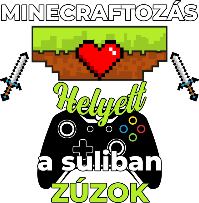Minecraftozás helyett a suliban zúzok