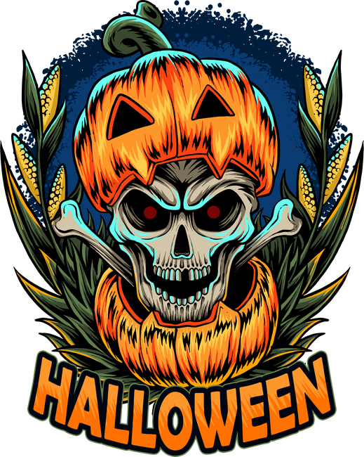 Halloween tök koponya