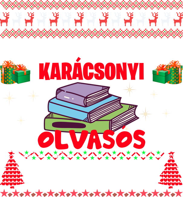 Ez a karácsonyi olvasós pólóm