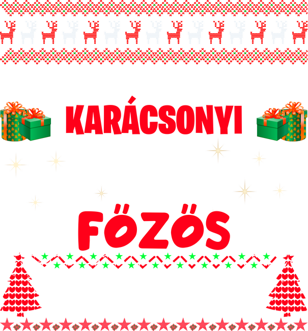 Ez a karácsonyi főzős pólóm