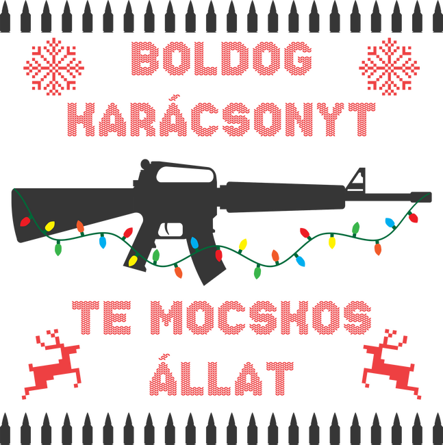 Boldog karácsonyt te mocskos állat