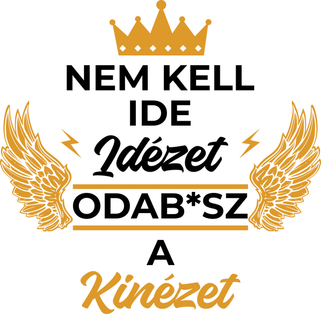 Nem kell ide idézet odab*sz a kinézet