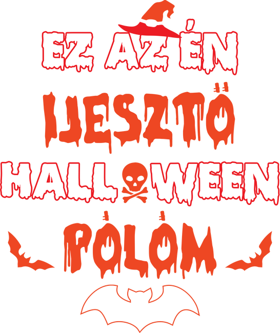 Ez az én ijesztő halloween pólóm