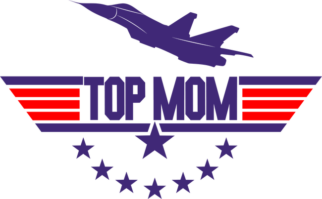 Top mom top gun anyáknak