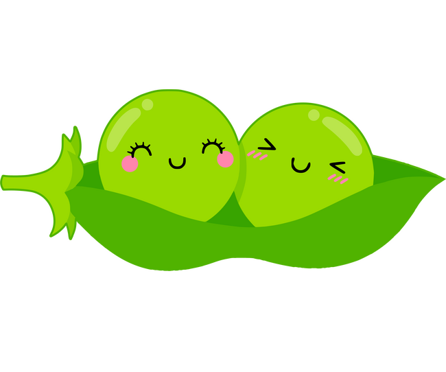 Mint a borsó meg a héja