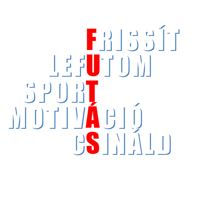 Futás fehér szöveg