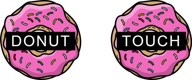 Donut touch