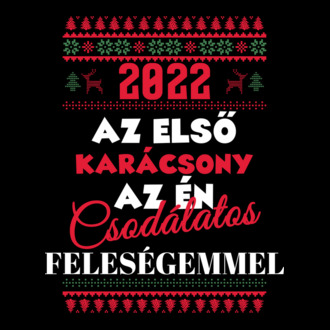 2022 az első karácsony az én csodálatos feleségemmel páros póló
