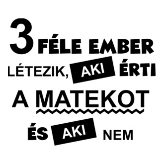 3 féle ember létezik - Matek