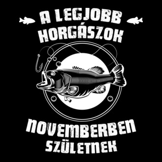 A legjobb horgászok novemberben születnek