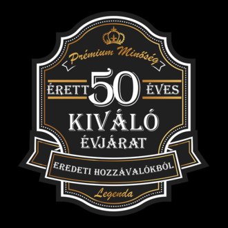 Érett 50 éves, kiváló évjárat