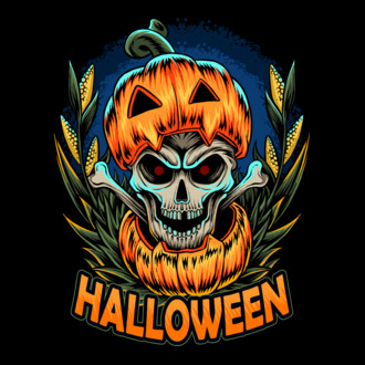 Halloween tök koponya