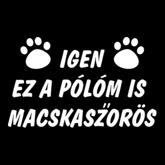 Igen, ez a pólóm is macskaszőrös