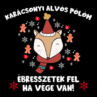 Karácsonyi alvós pólóm