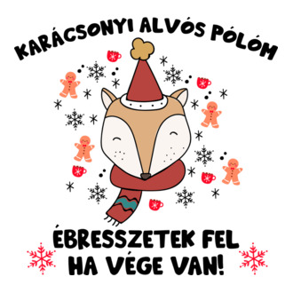 Karácsonyi alvós pólóm