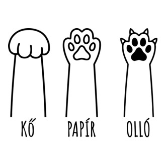 Kő papír olló macska mancs
