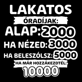 Lakatos óradíjak