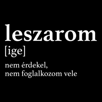 Leszarom ige