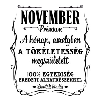 November prémium hónap születésnap