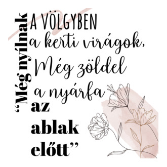 Szeptember végén - verses póló