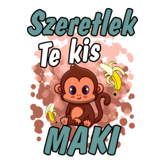 Szeretlek te kis maki páros póló