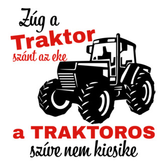 Zúg a traktor szánt az eke