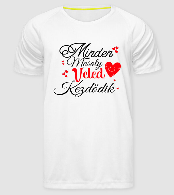 minta fehér pólón