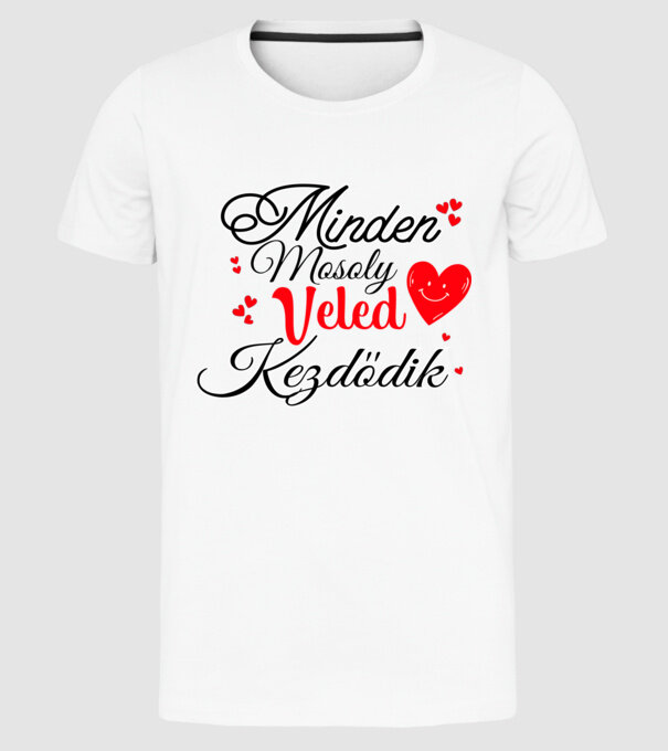  minta fehér pólón