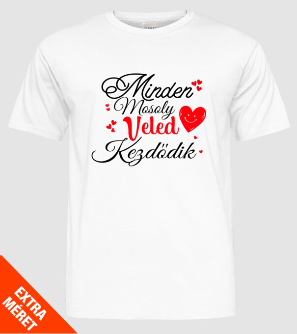  minta fehér pólón