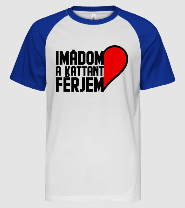  minta fehér/royal pólón