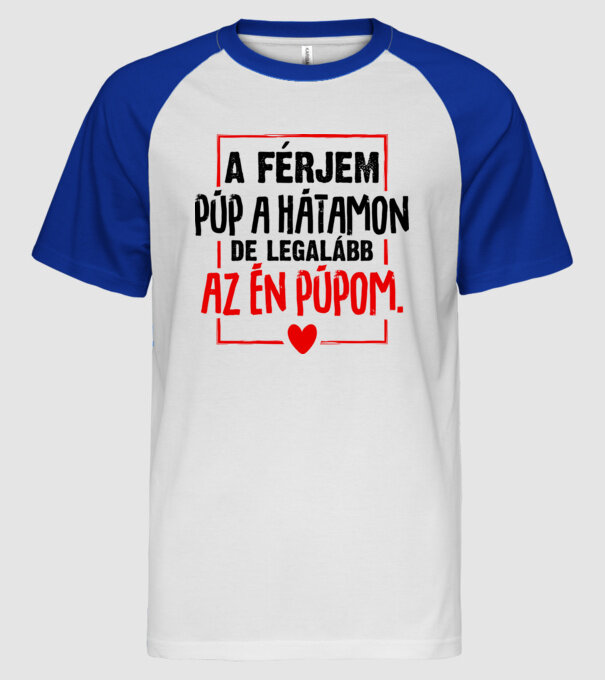  minta fehér/royal pólón