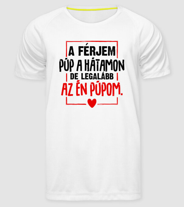  minta fehér pólón