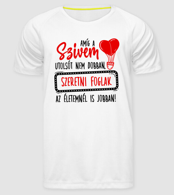  minta fehér pólón
