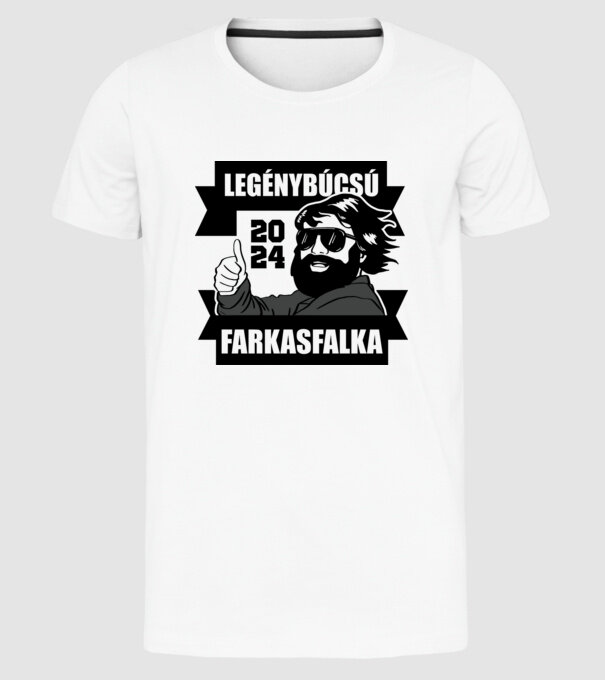  minta fehér pólón