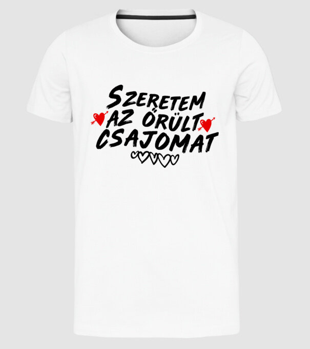  minta fehér pólón