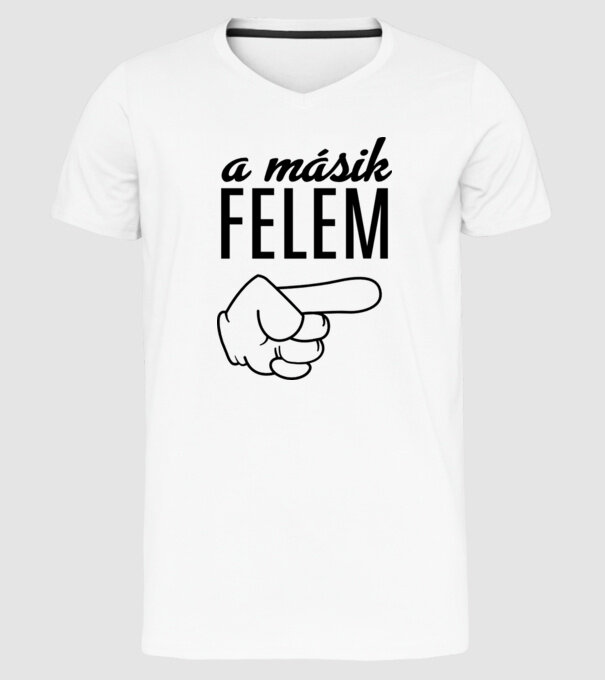  minta fehér pólón