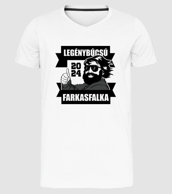  minta fehér pólón