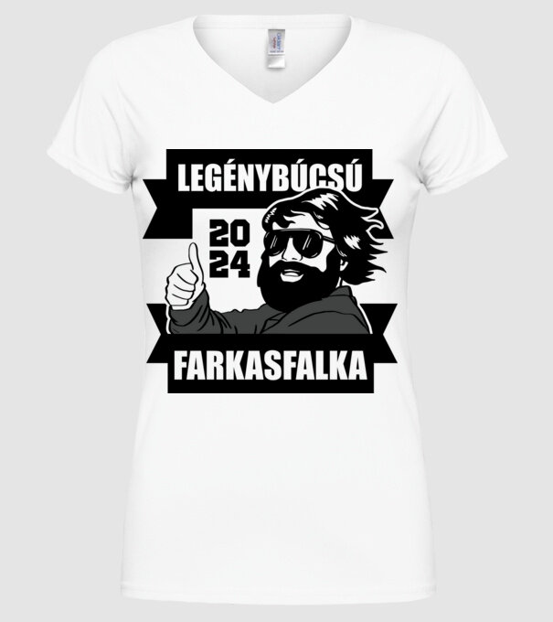  minta fehér pólón
