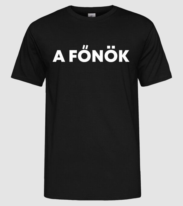  minta fekete pólón