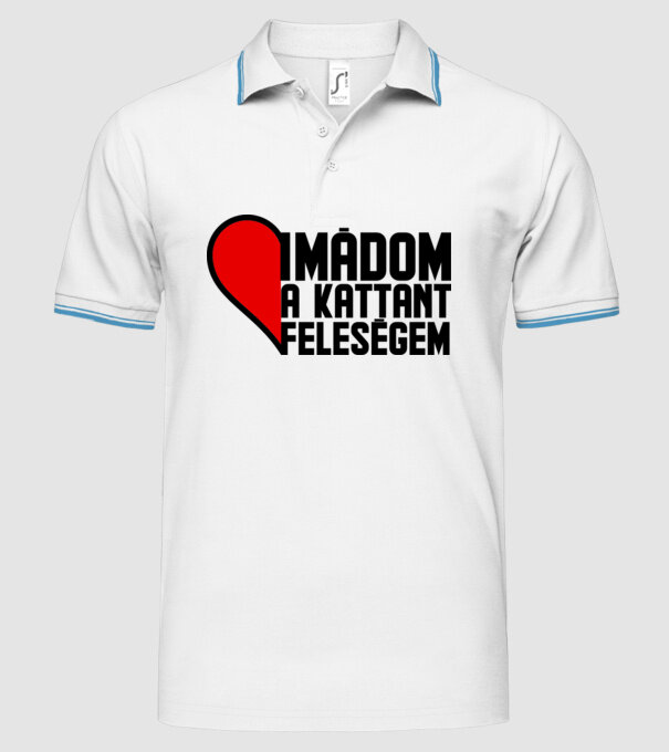  minta fehér pólón