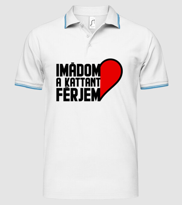  minta fehér pólón