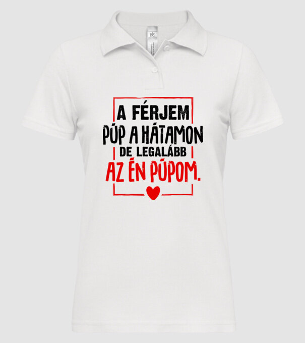  minta fehér pólón