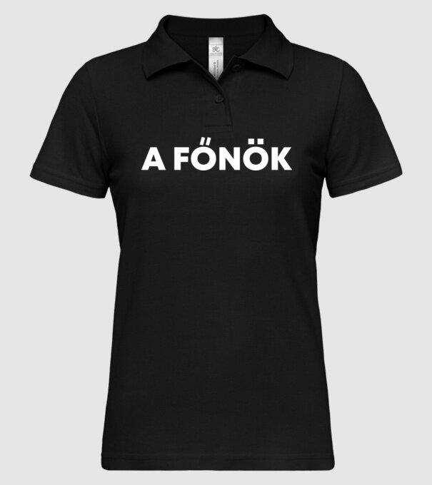  minta fekete pólón